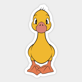 Cute Cartoon Duck Sticker